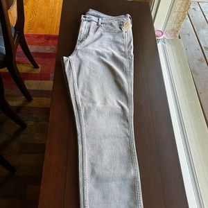 GAP ladies Gray Vintage Slim Mid Rise Jeans sz 14 Tall
